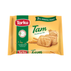 WHOLE WHEAT BISCUIT 393G (3X131G) TORKU (TURKISH)